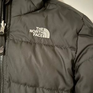 The North Face 550 black reversible padded jacket